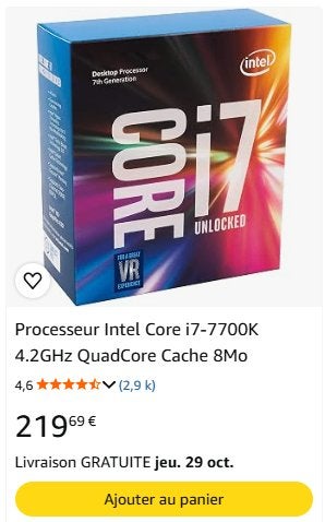 i7 7700k 4.2 GHZ 8 MB cache LGA 1151, Computers en Software, LGA 1151, 4-core, Ophalen of Verzenden, Zo goed als nieuw
