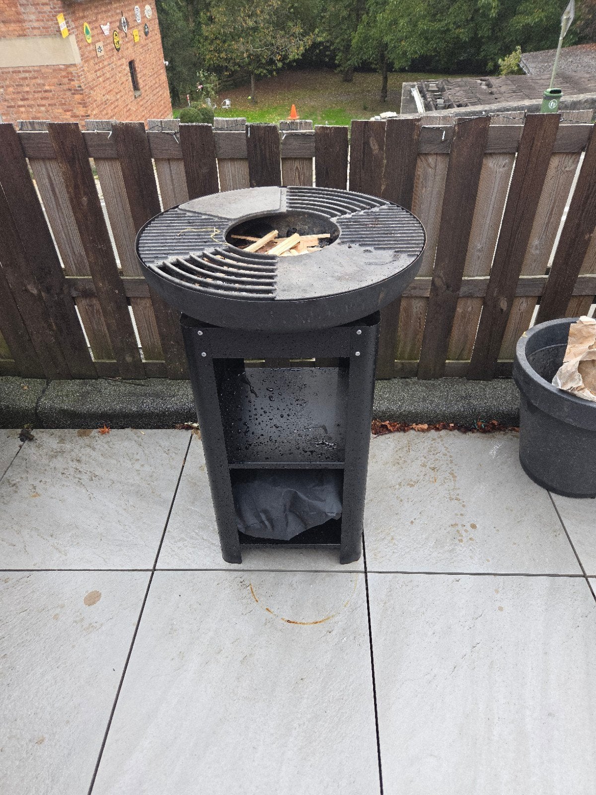 barbecue, Ophalen