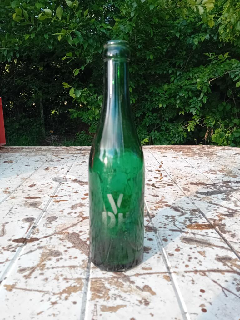 Ancienne bouteille de bière vintage, brasserie Vandenheuvel,, Enlèvement ou Envoi