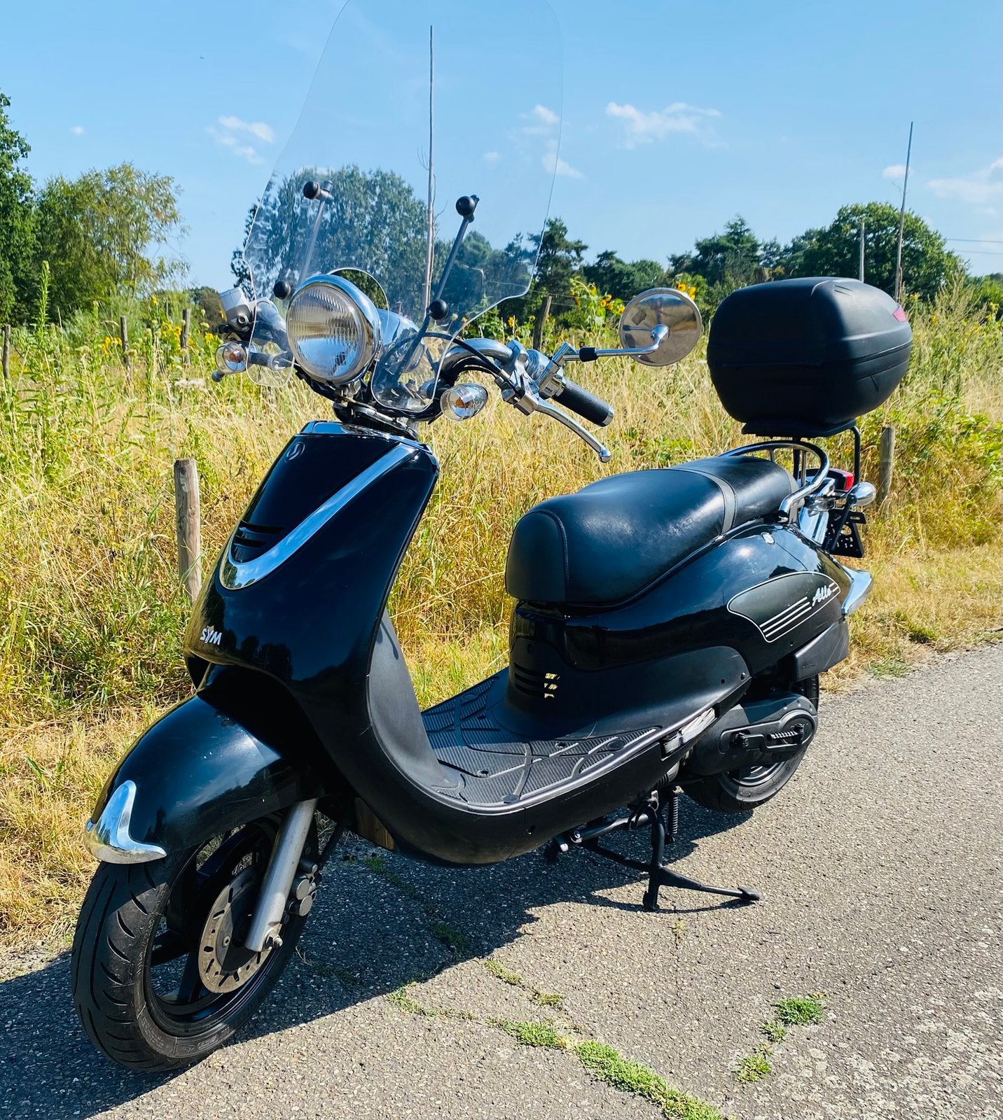 Scooter Sym allo 50cc B-klasse, Fietsen en Brommers, Ophalen, Gebruikt, Allo, Klasse B (45 km/u)