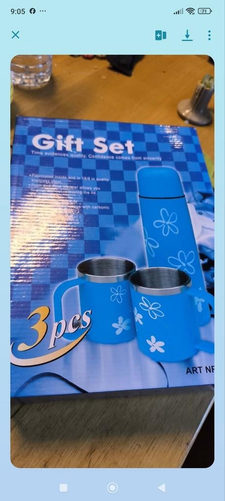 Thermos voor koffie set (nieuw), Enlèvement ou Envoi