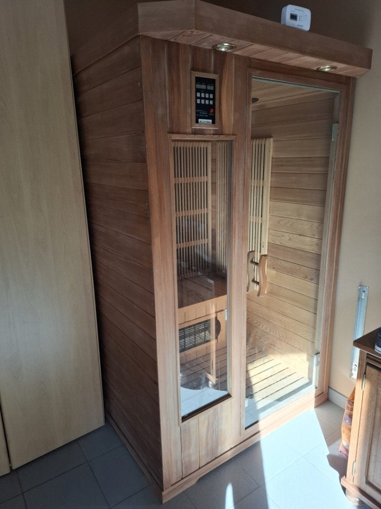 Infrarood sauna HomeFocus - 200A, Sport en Fitness, Sauna, Ophalen, Zo goed als nieuw, Infrarood, Complete sauna
