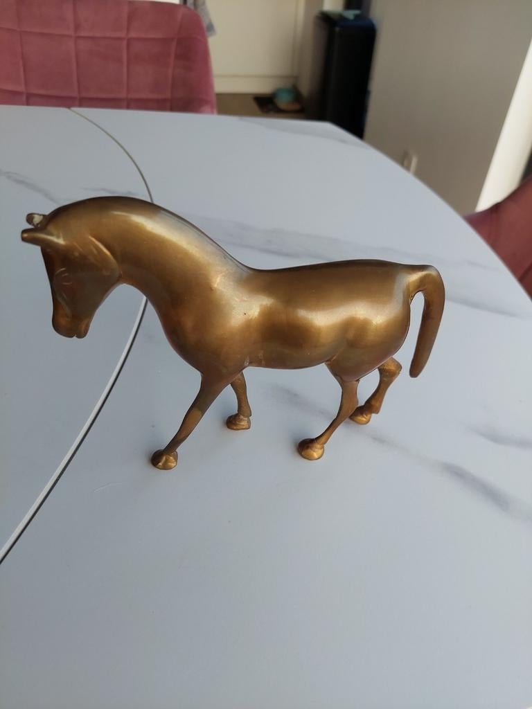 Cheval en laiton, Antiquités & Art, Enlèvement, Bronze