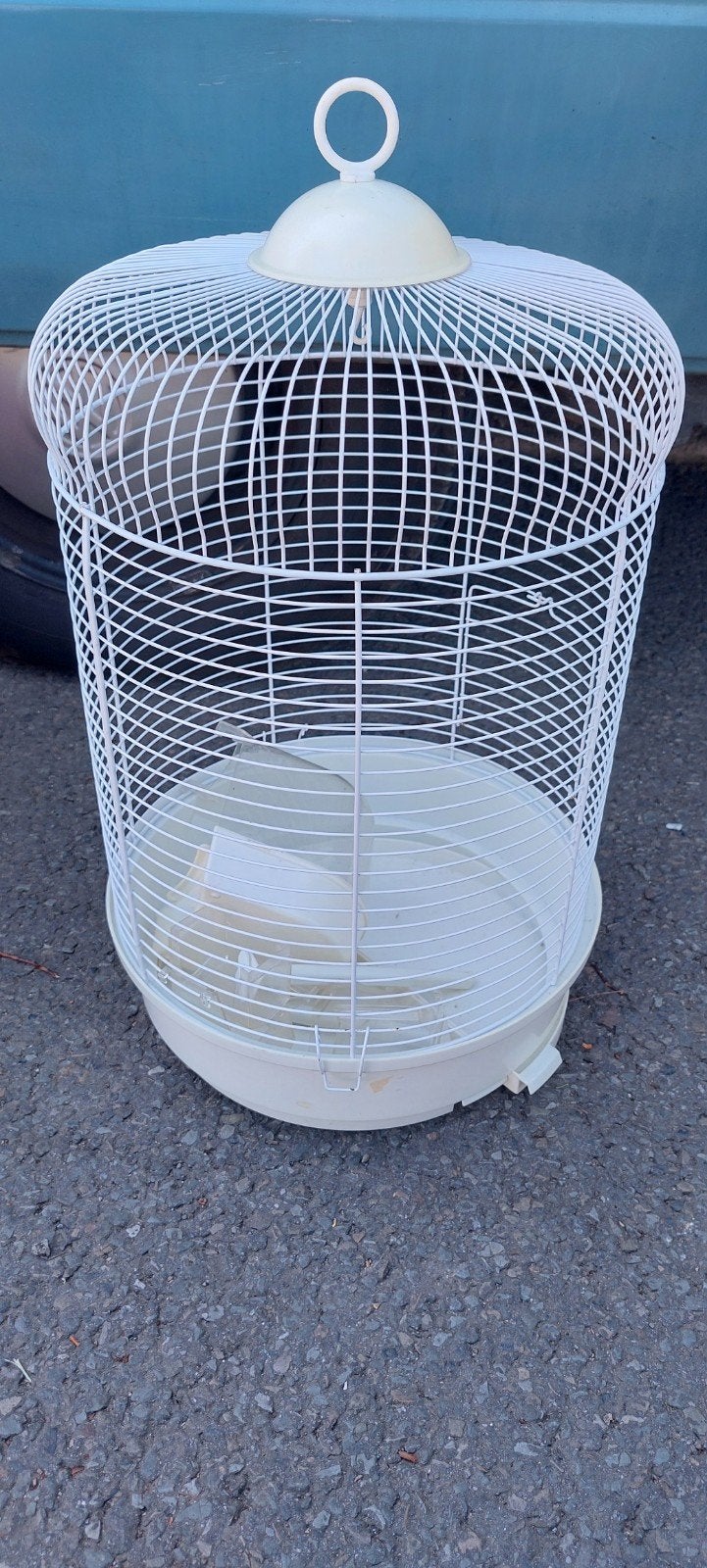 Cage pour oiseaux,  +/- 45cm hauteur, état- voir photos., Enlèvement