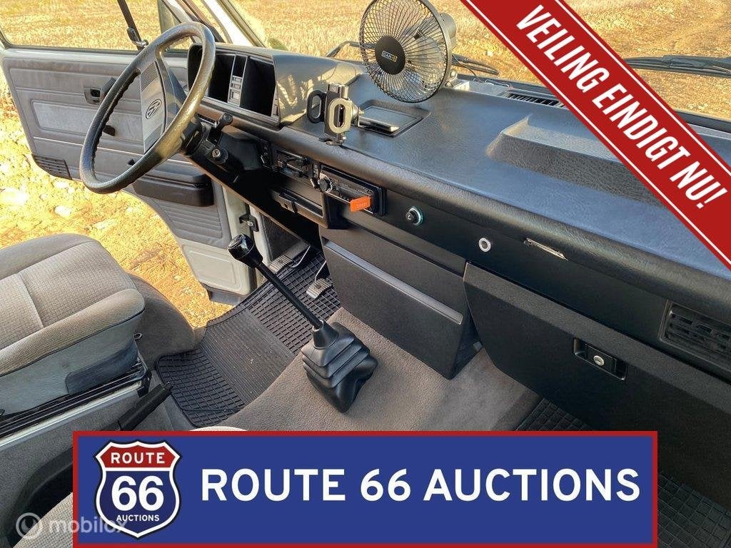 Volkswagen T3 California | 1990 | Route 66 Auctions, Auto's, Volkswagen, Zwart, Bedrijf, Handgeschakeld
