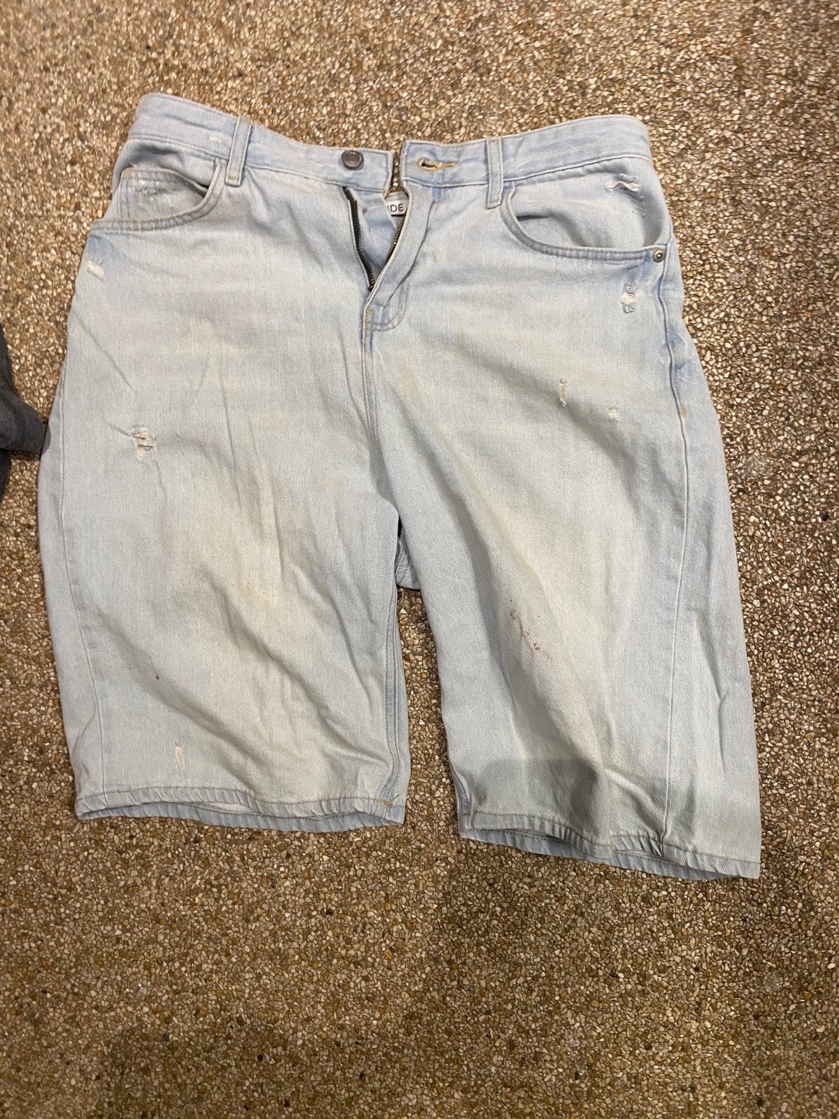 Short jeans blue - M, Kleding | Dames, Ophalen, Zo goed als nieuw, Blauw