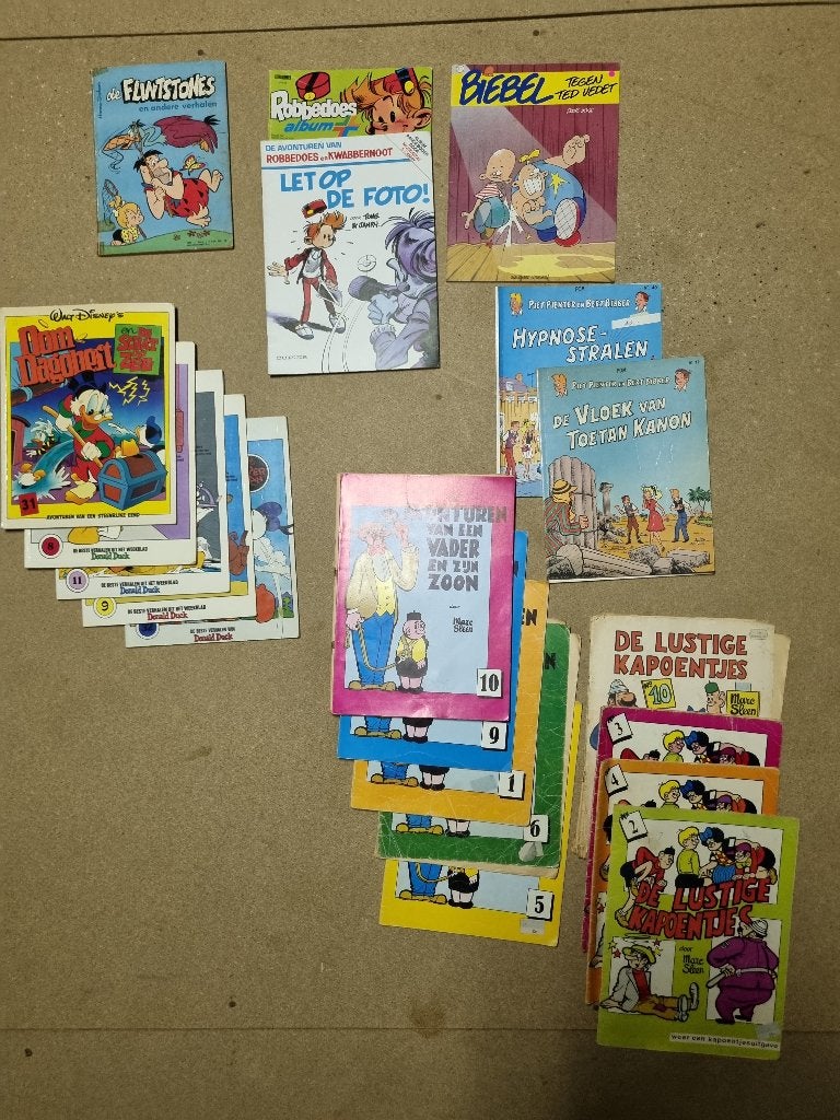 Stipboeken Alix/Jorix, Quick & Flupke, Robbedoes, Rik Ringer, Boeken, Meerdere stripboeken, Ophalen, Gelezen
