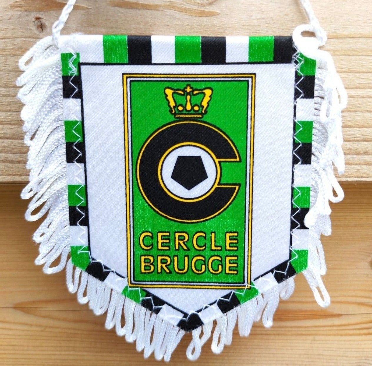 1990s Cercle Brugge vaantje wimpel fanion vaandeltje vlagje, Verzamelen, Ophalen of Verzenden