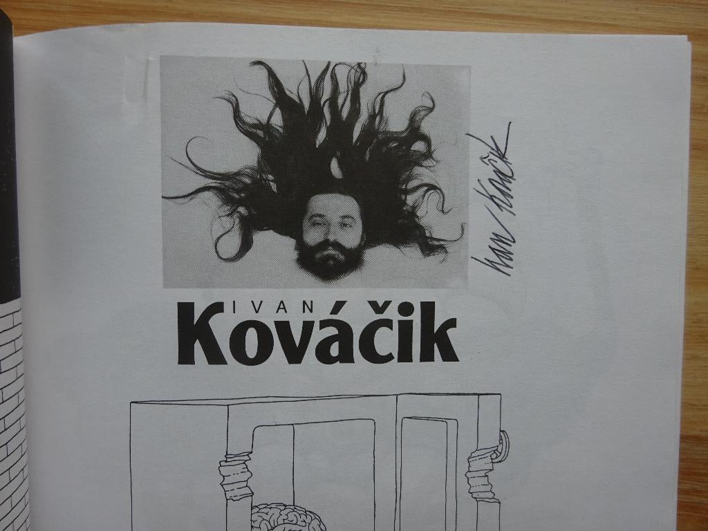 Slovak Union of Cartoonists, 4 x signed **1995, Boeken, Ophalen of Verzenden, Gelezen, Schilder- en Tekenkunst