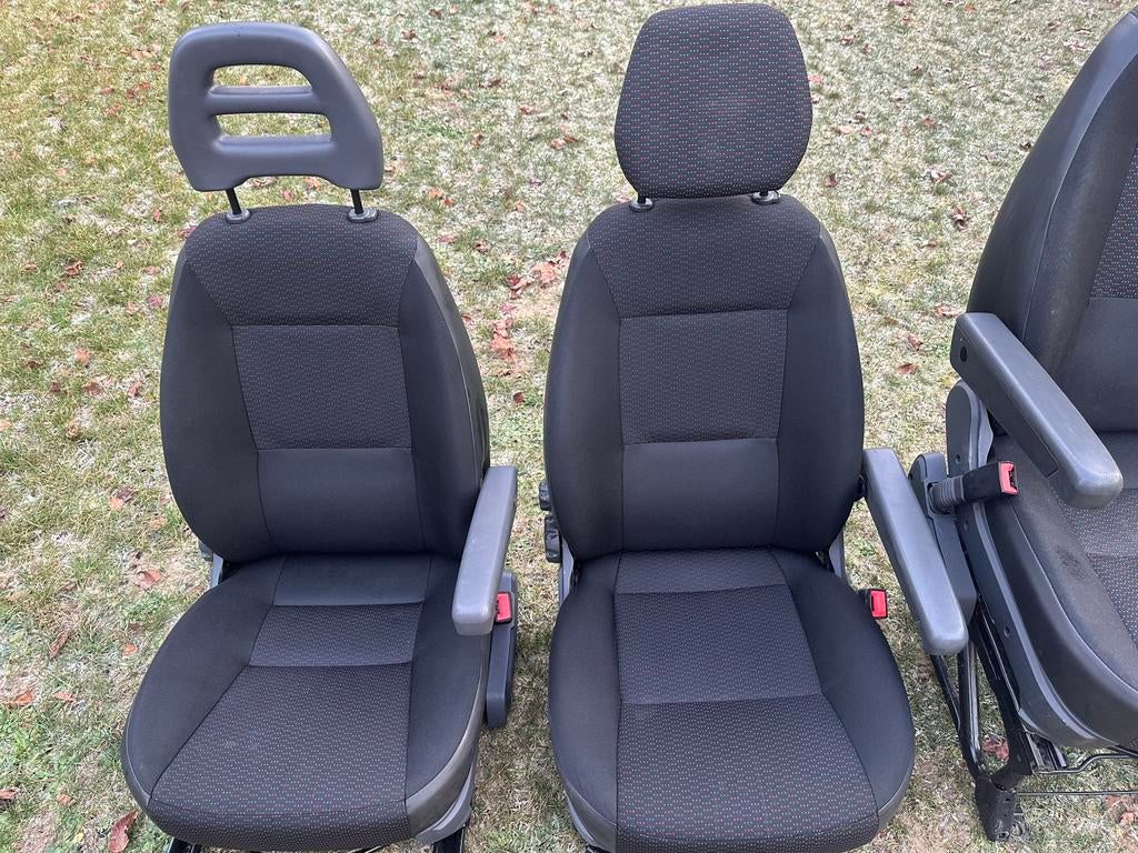 Bijrijdersstoel Ducato Boxer Ducato buscamper zwart rood, Autos : Pièces & Accessoires, Habitacle & Garnissage, Citroën, Fiat