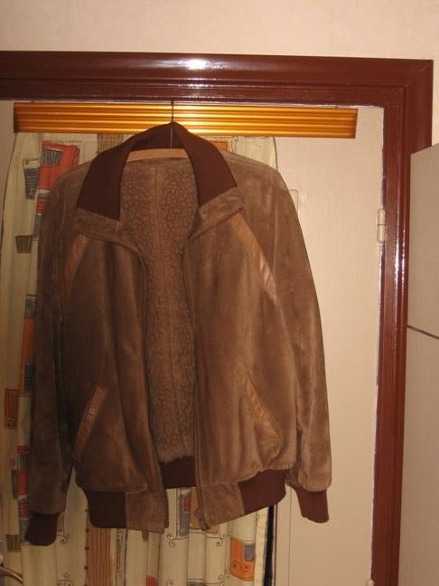 Leren moto jas (oldtimer) L uit 1955, Motoren, Ophalen, Tweedehands, Heren, Jas | leer
