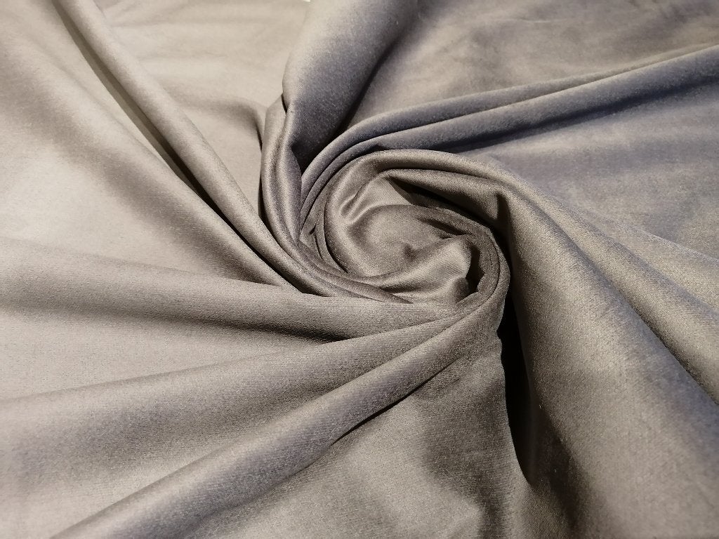 Outlet : Corduroy / ribfluweel velvet met stretch, grijs., Verzenden, 120 cm of meer, Katoen, Grijs