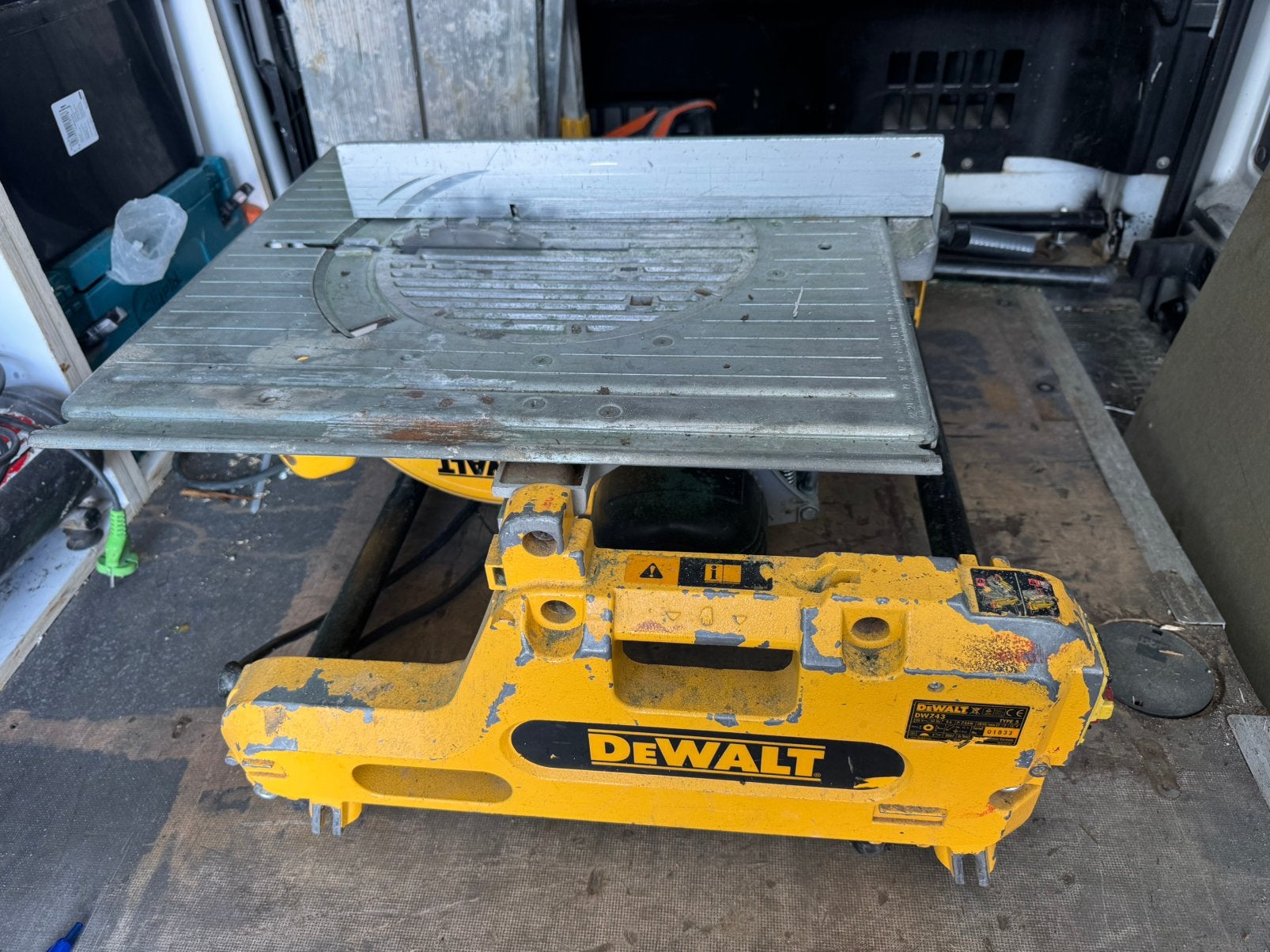 Dewalt flipover zaagtafel, Ophalen, Zo goed als nieuw