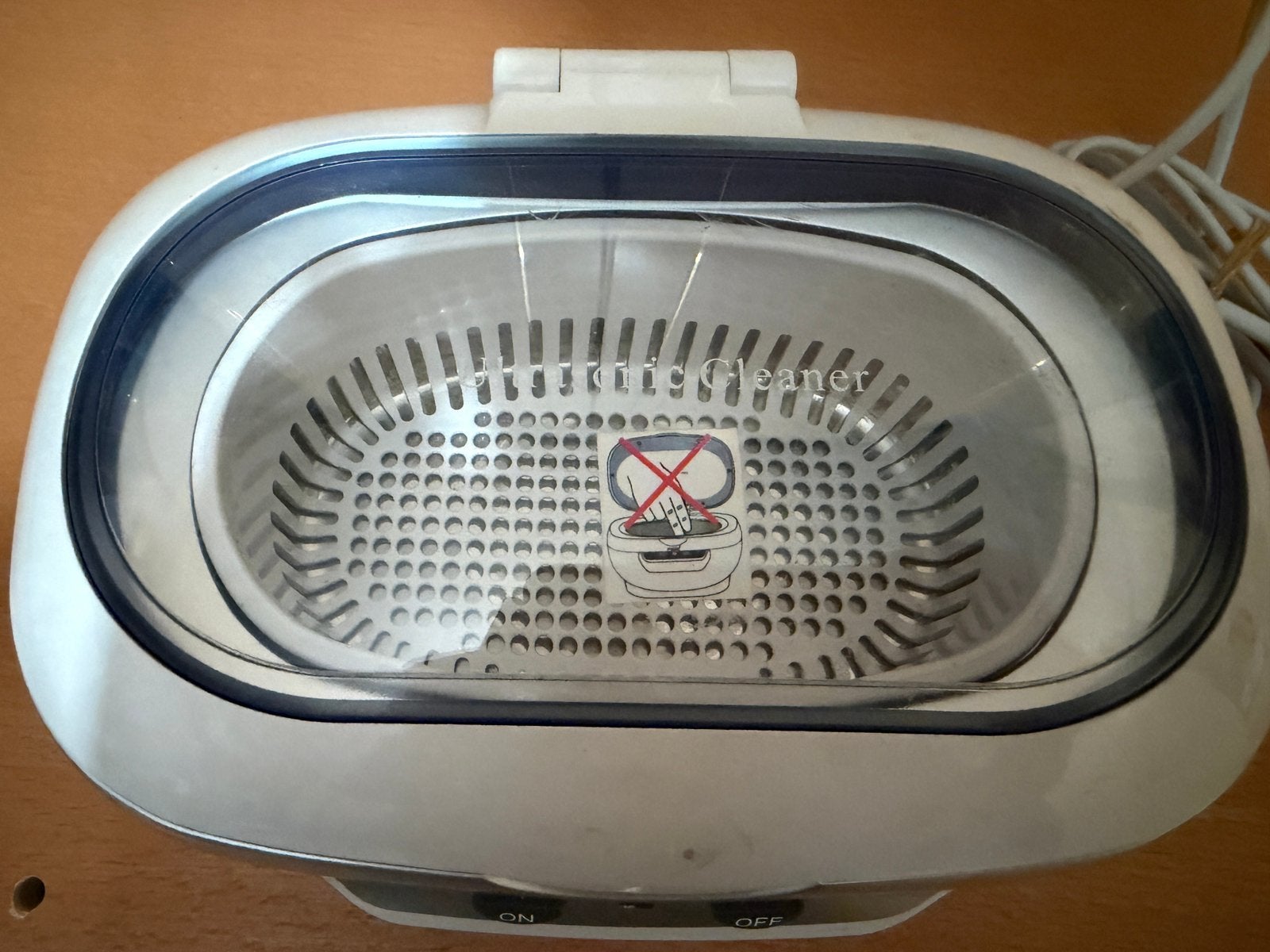 Ultrasonic cleaner voor juwelen en brillen, Ophalen, Nieuw