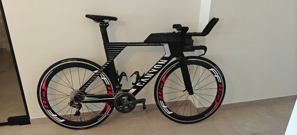 Canyon Speedmax CF SLX 8.0 Di2 – Maat M – GEO TT PRO, 28 inch, Gebruikt, Carbon, Velgrem