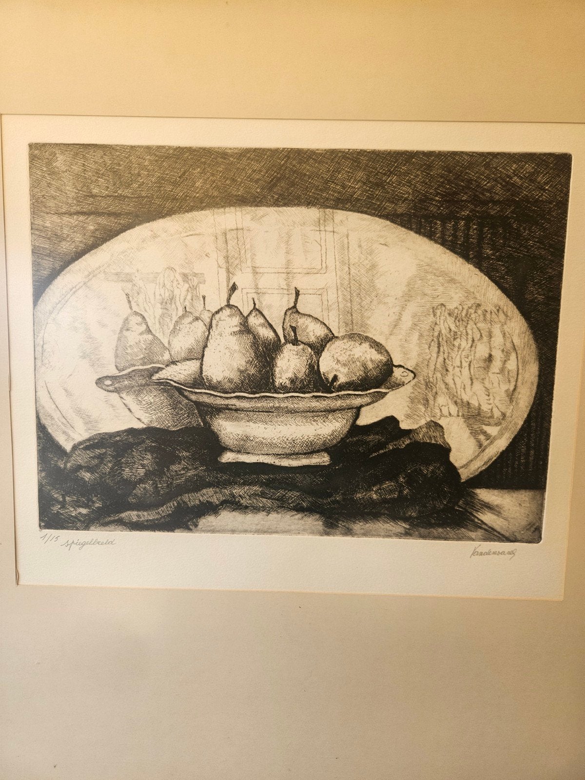Ets, Antiek en Kunst, Ophalen, Ets