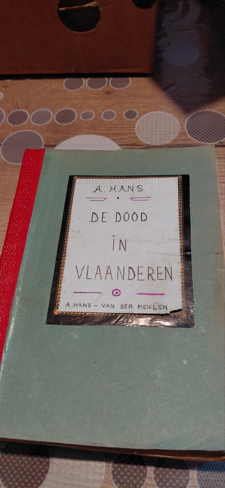 boek de dood in Vlaanderen abraham hans, Ophalen