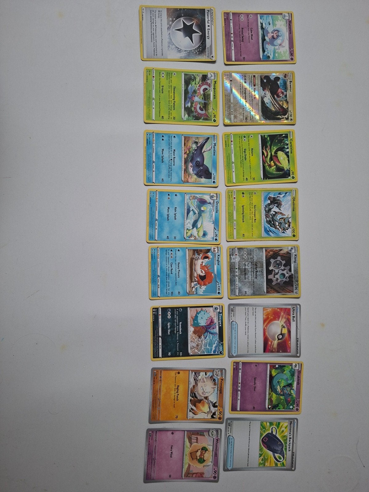 16 cards black diamond bottom left corner, Ophalen of Verzenden, Nieuw, Meerdere kaarten