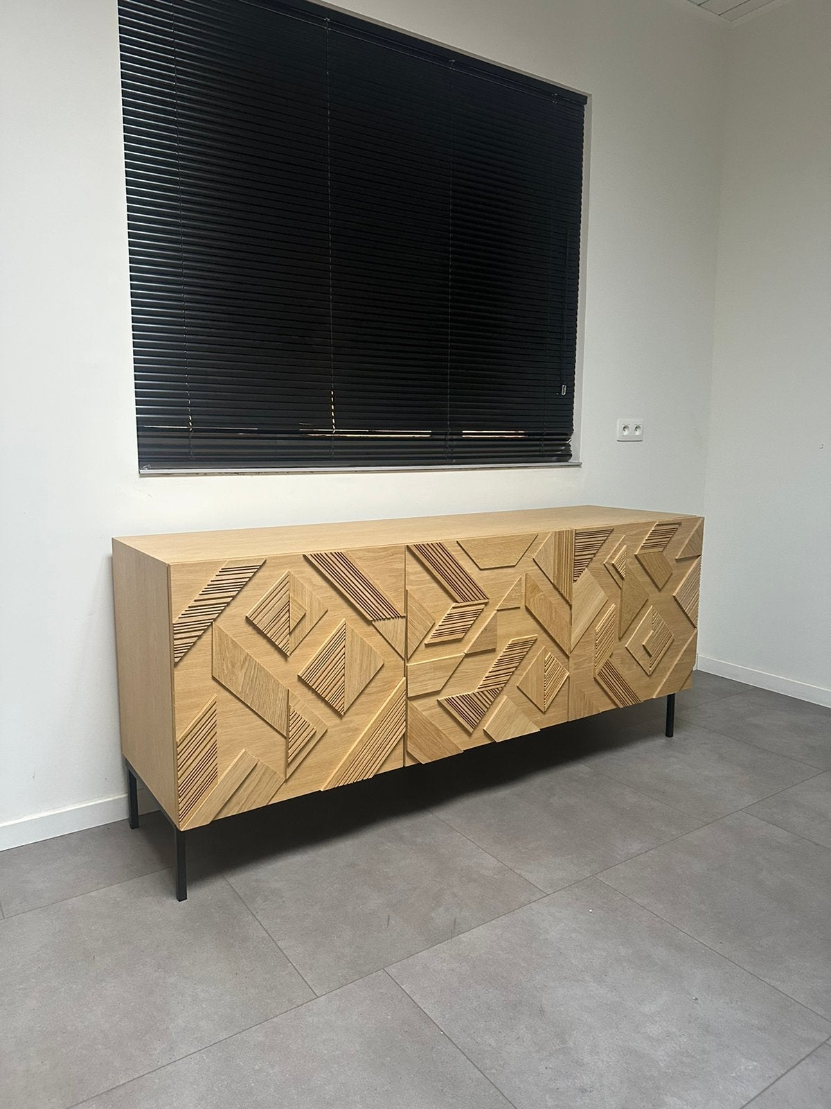 Eiken design commode, Huis en Inrichting, Ophalen of Verzenden, Zo goed als nieuw