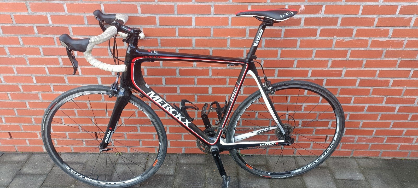 Eddy Merckx EMX-1 CL+240 CARBON koersfiets maat 58, 28 inch, Gebruikt, Carbon, Velgrem