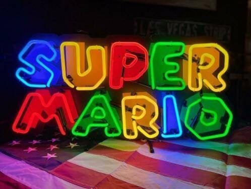 Super mario neon decoratie verlichting en veel andere neons, Verzamelen, Merken en Reclamevoorwerpen, Ophalen of Verzenden, Nieuw