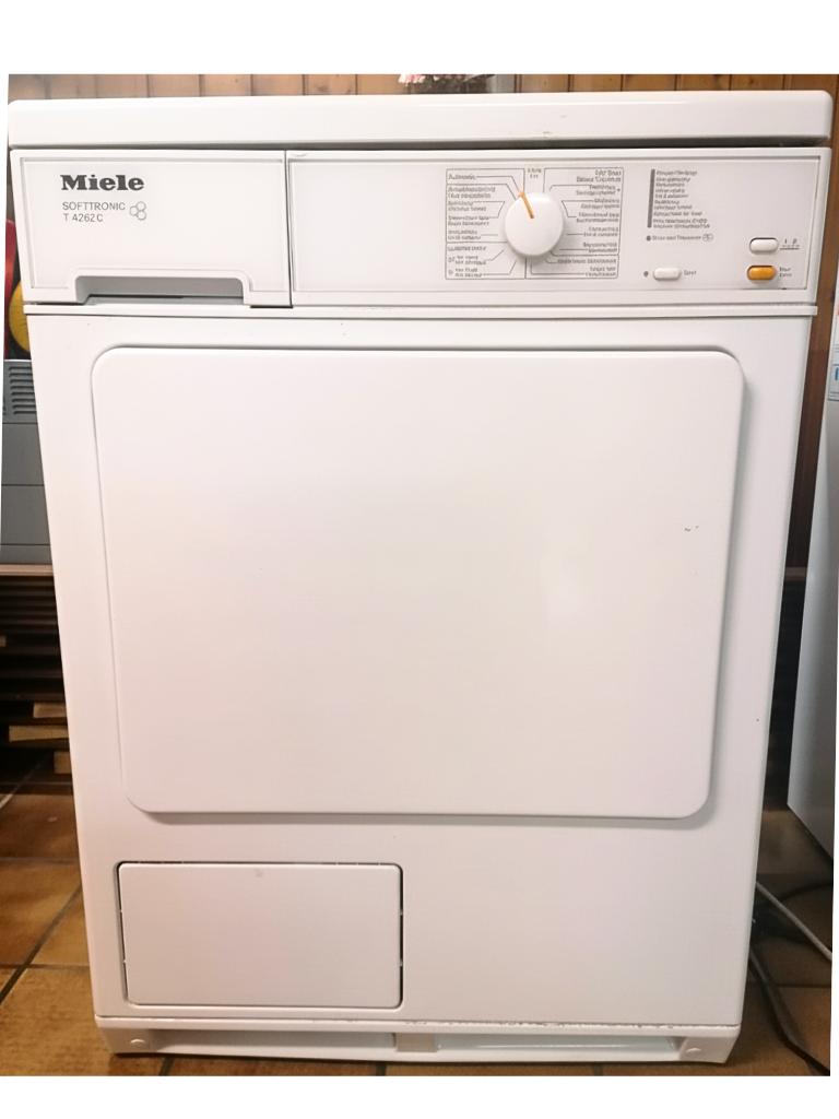 Sécheuse condens Miele T4262C - fonctionne parfait - 6 kg, Electroménager, Sèche-linge, 6 à 8 kg, 85 à 90 cm, Programme laine