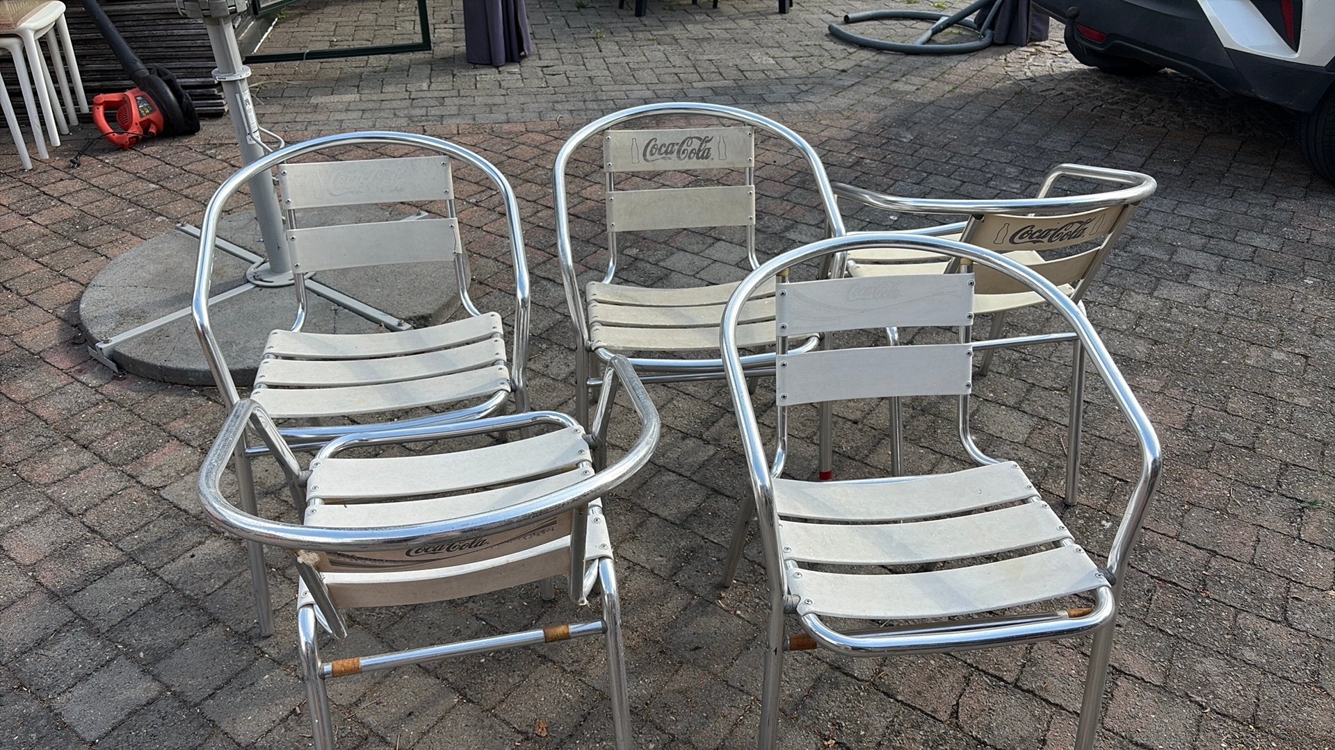 chaises Coca Cola, Enlèvement, Utilisé, Synthétique