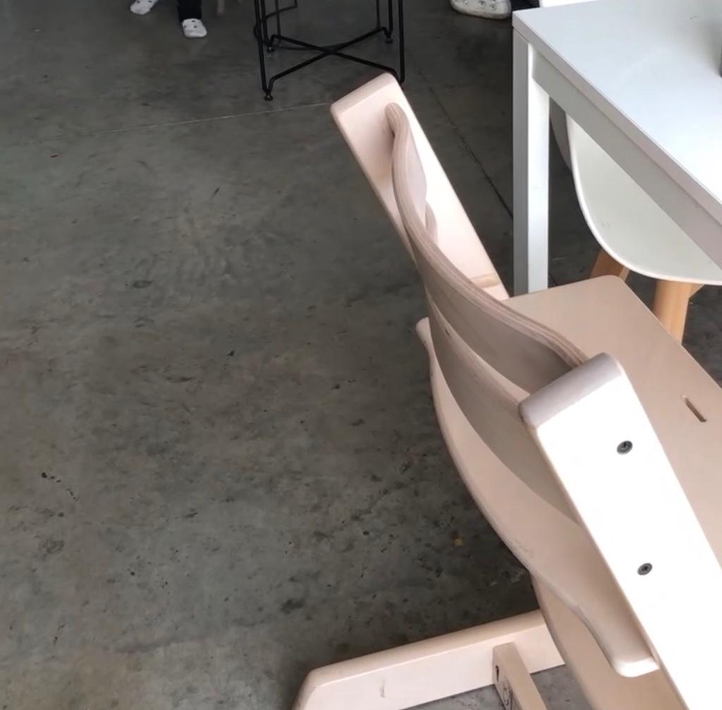Stokke stoel gebruikte staat, Ophalen, Gebruikt, Meegroeistoel