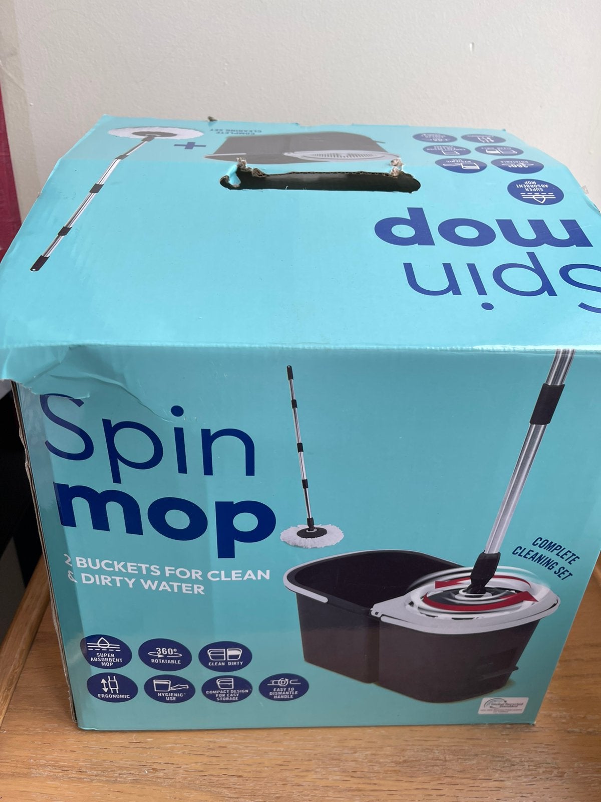 Spin Mop. Nieuw, Ophalen