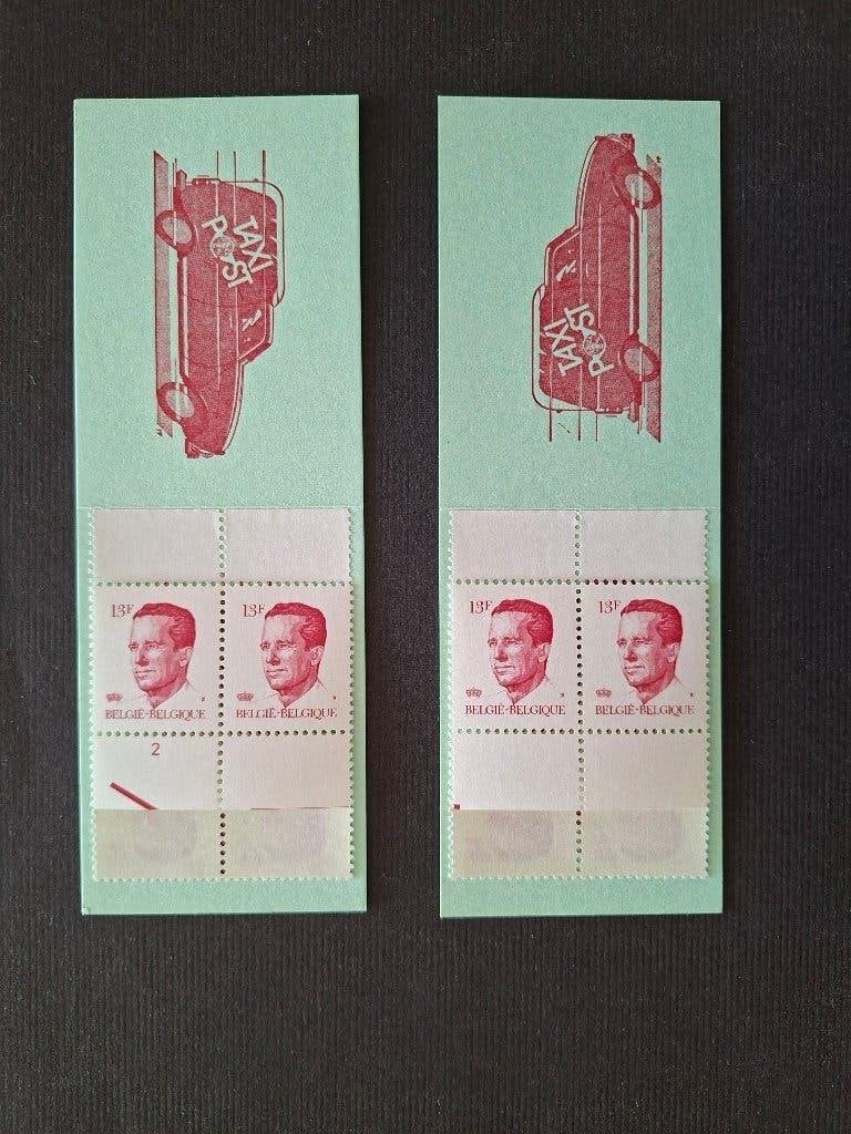 1986 COB B18 et B18-V (**) 170 € : type Velghe, Ophalen of Verzenden, Postfris, Frankeerzegel, Postfris