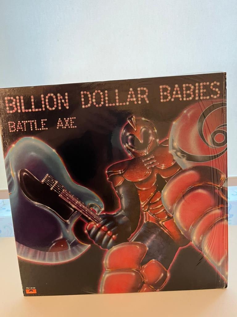 LP Billion Dollar Babies “Battle Axe” (Alice Cooper band), Ophalen of Verzenden, Gebruikt