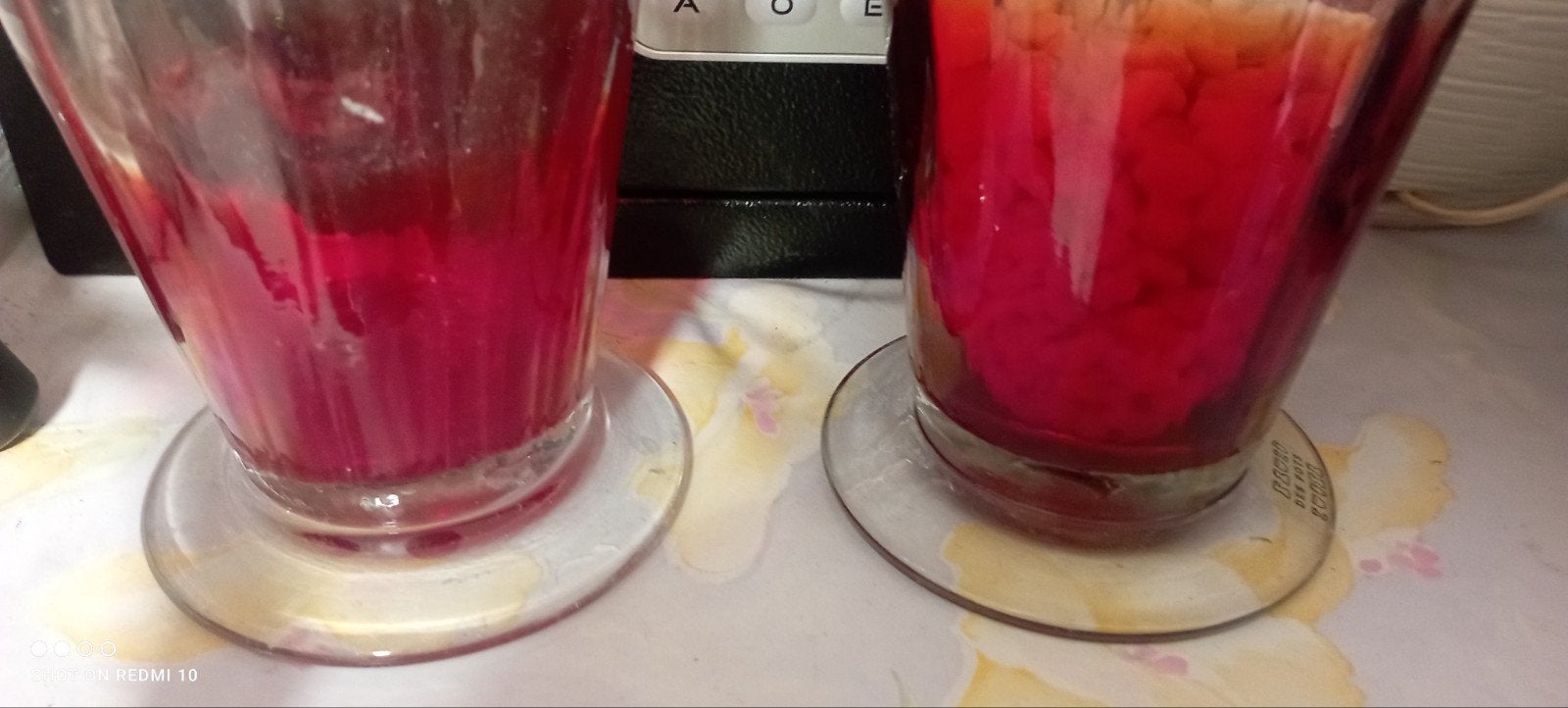 Rouge  glas, Ophalen of Verzenden, Glas