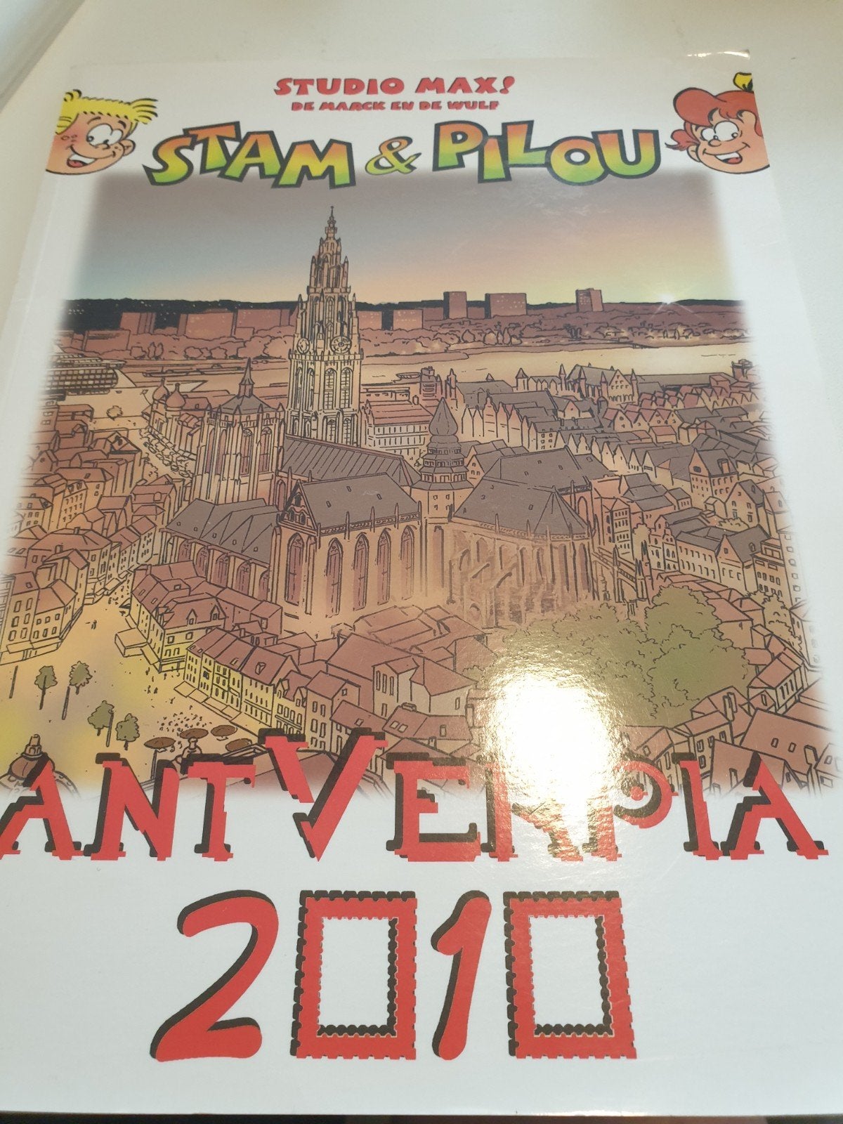 STAM & PILOU ANTWERPIA 2010 reclame uitgave NL - FR, Enlèvement ou Envoi, Utilisé, Studio max