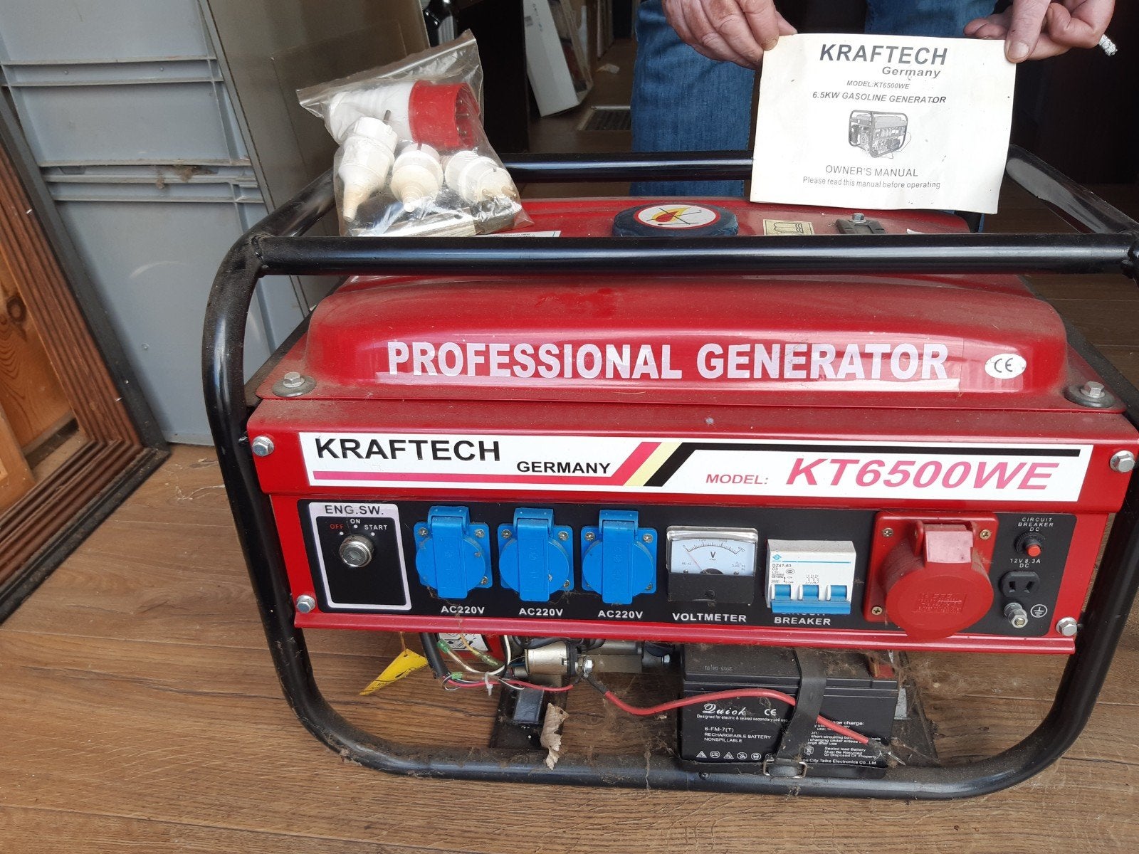 Groupe électrogène Kraftech, Enlèvement, Neuf, Essence