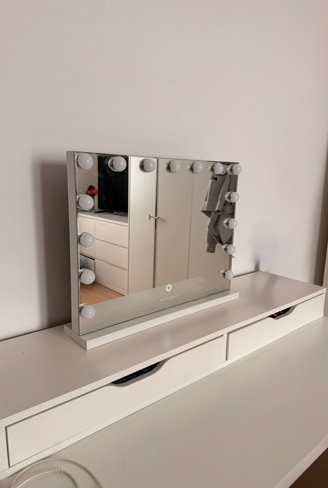 Miroir LED pour coiffeuse, Maison & Meubles, Enlèvement, Comme neuf