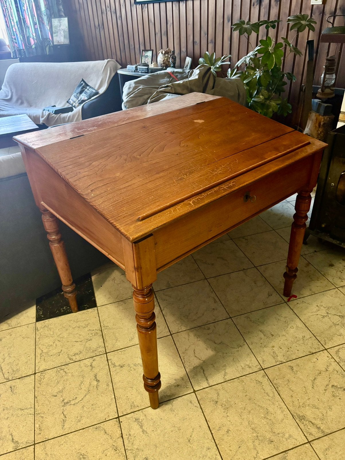 Old school/schildersbureau met opberglades, Ophalen of Verzenden