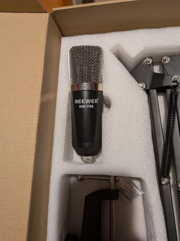 Kit 3 x Microphone Neewer NW-700 – Complet en boîte, Musique & Instruments, Enlèvement ou Envoi, Comme neuf, Micro studio