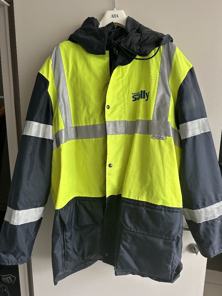 Reflecterende winddichte jas 3XL met uitneembare voering, Enlèvement ou Envoi, Neuf, Holeman Sally