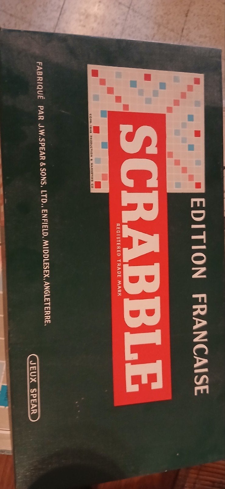 jeux Scrabble neuf, Enlèvement