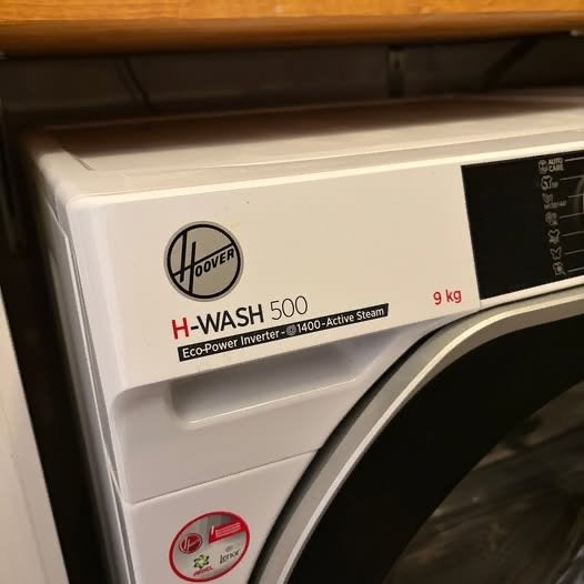 Wasmachine Hoover H-WASH 500 HWP, Elektronische apparatuur, Wasmachines, Ophalen, 1200 tot 1600 toeren, 8 tot 10 kg, Energieklasse A of zuiniger