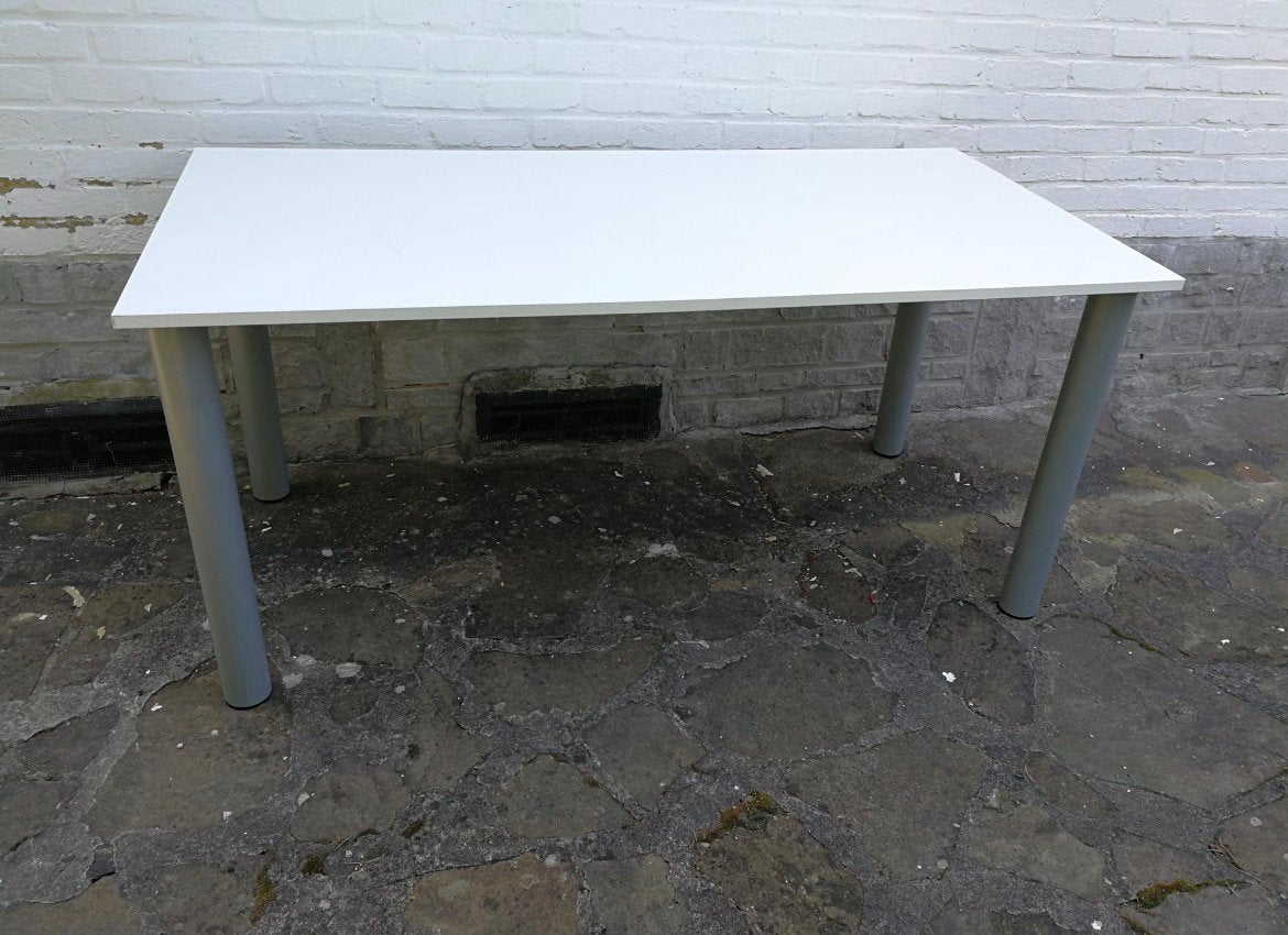 Table ou bureau pied inox réglables, Enlèvement, Utilisé, Inox