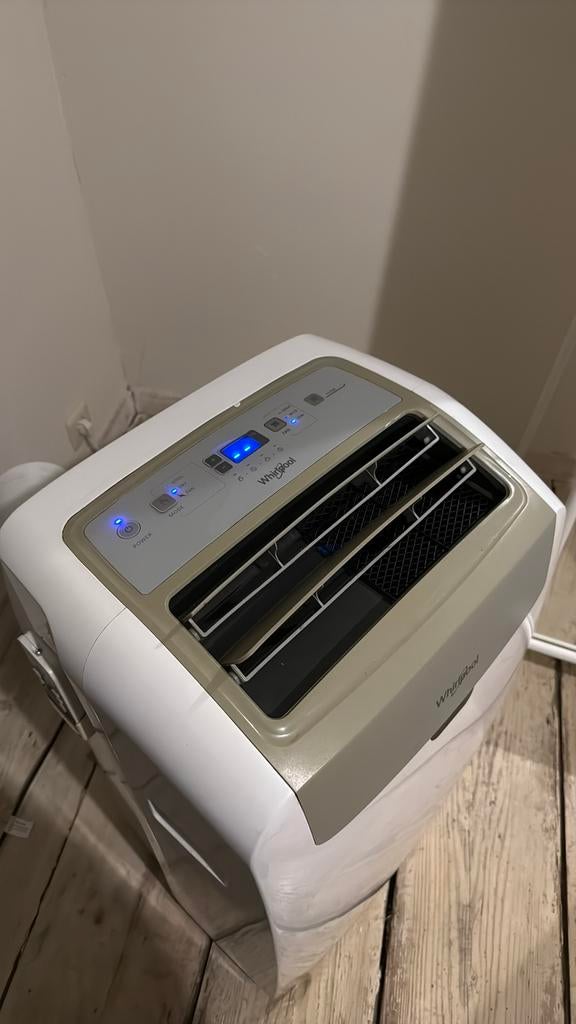 Whirlpool PACW9COL mobiele airco, Elektronische apparatuur, Airco's, Gebruikt, Mobiele airco, 60 tot 100 m³, 3 snelheden of meer