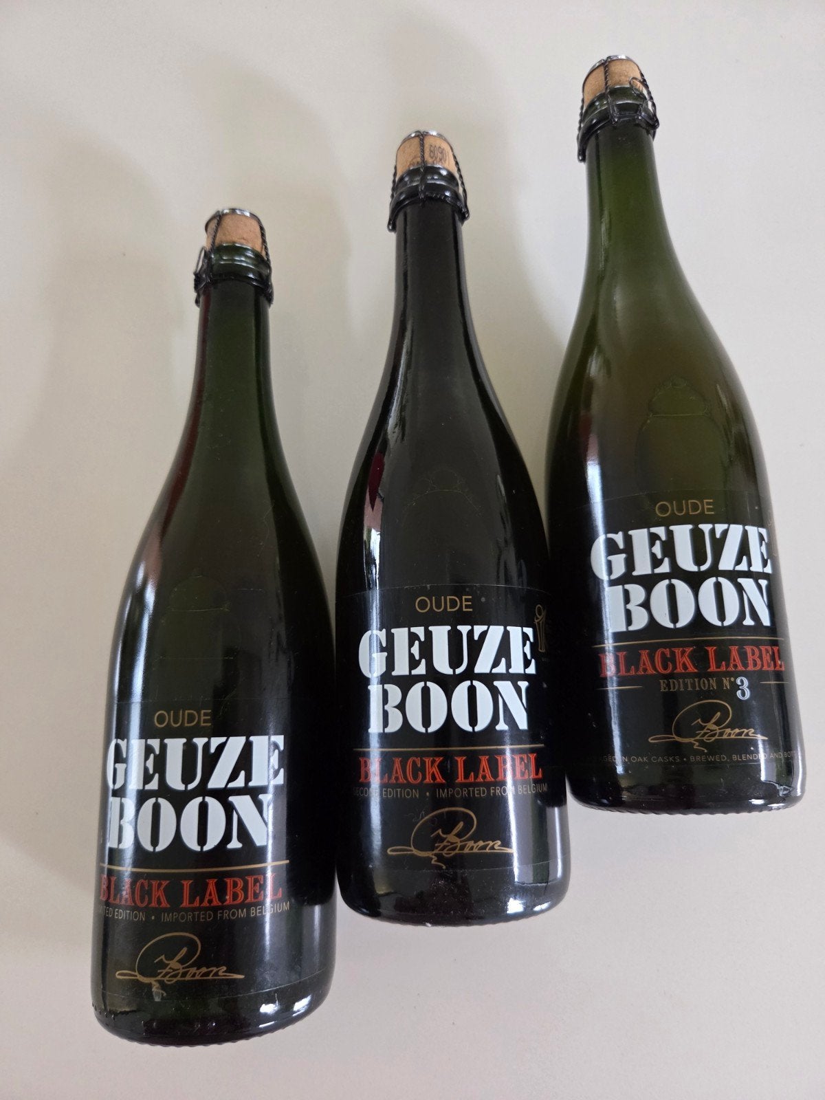 Oude Geuze Boon, Verzamelen, Ophalen