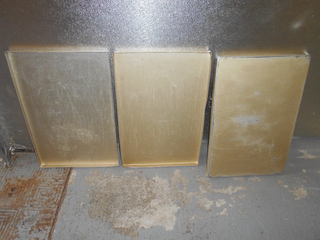 FAIRE OFFRE : PLATEAU DORE EN ALU 60X40 CM, Enlèvement