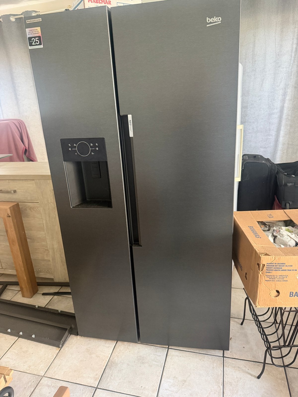 Amerikaanse Frigo Beko, Elektronische apparatuur, Ophalen, Zo goed als nieuw