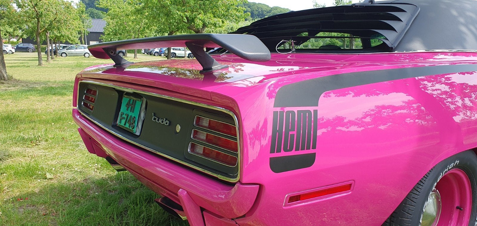Plymouth hemicuda 1970 waardebelegging 426 hemi 4 speed, Auto's, Oldtimers, Particulier, Elektrische ramen, Plymouth, Ophalen