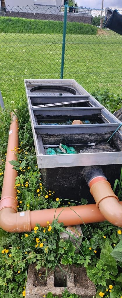 Filtre pour etang, Enlèvement