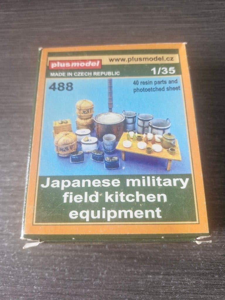 Plusmodel 1/35 Japanese Military Field Kitchen Equipment, Enlèvement ou Envoi, Neuf, 1:35 à 1:50, Diorama