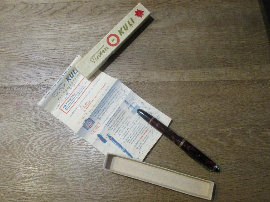 VINTAGE ROTRING TINTENKULI TECHNICAL DRAWING PEN - ZIEN !, Verzamelen, Pennenverzamelingen, Overige merken, Gebruikt, Overige typen