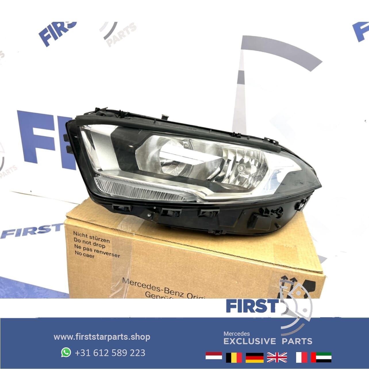 W177 V177 Mercedes A Klasse HALOGEEN KOPLAMP LINKS (GEEN LED, Auto-onderdelen, Verlichting, Gebruikt, -, Ophalen of Verzenden